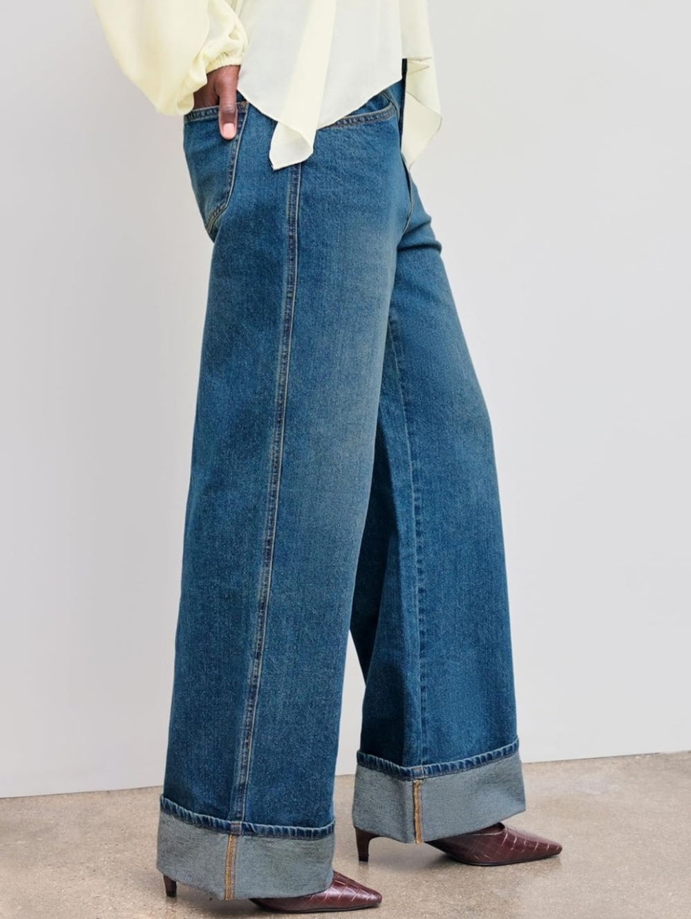NWOT CIDER Denim Straight Leg Jeans